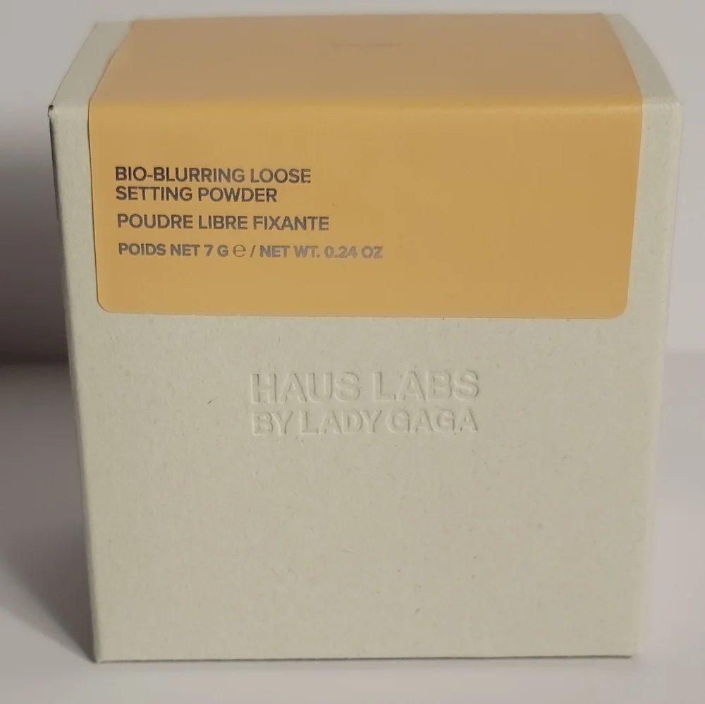 HAUS LABS BY LADY GAGA Bio Blurring Talc-Free Loose Setting Powder new Golden